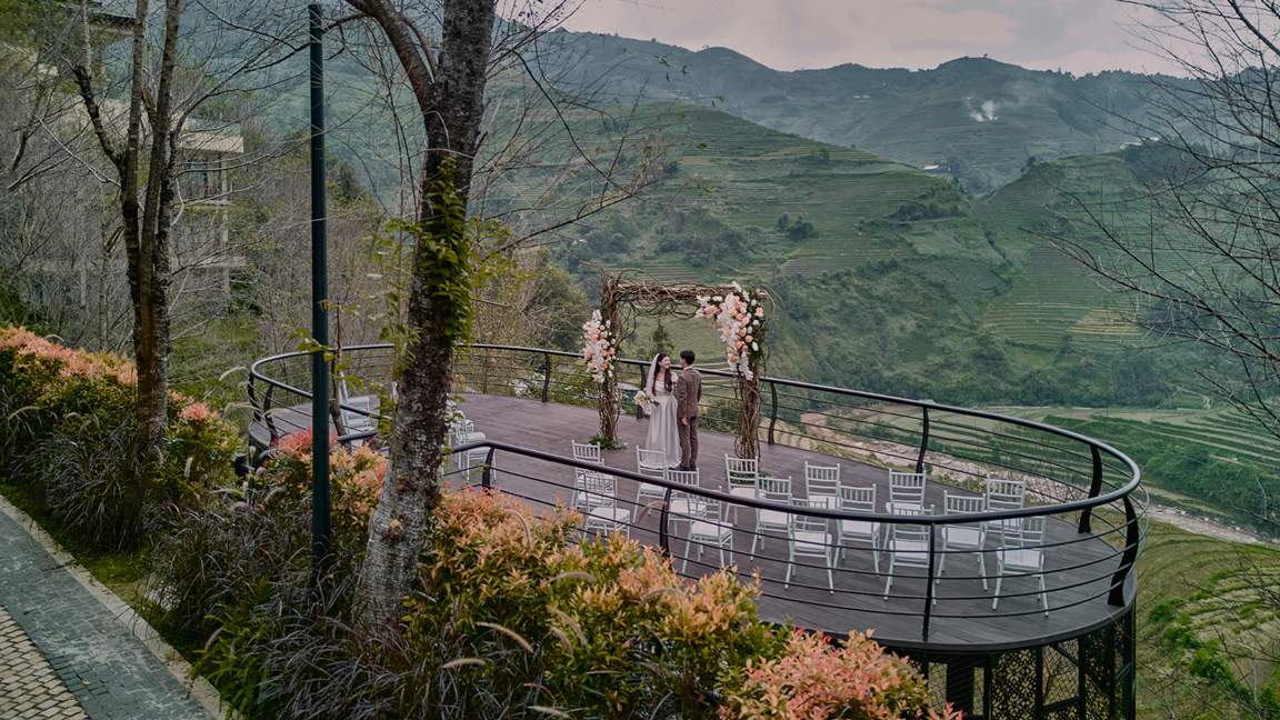 Wedding Deck Wide View