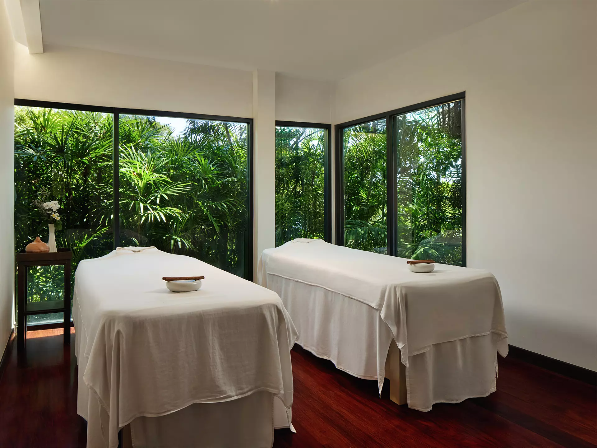 Tranquil treatment room at 8LEMENTS SPA at Garrya Tongsai Bay Samui, Koh Samui.