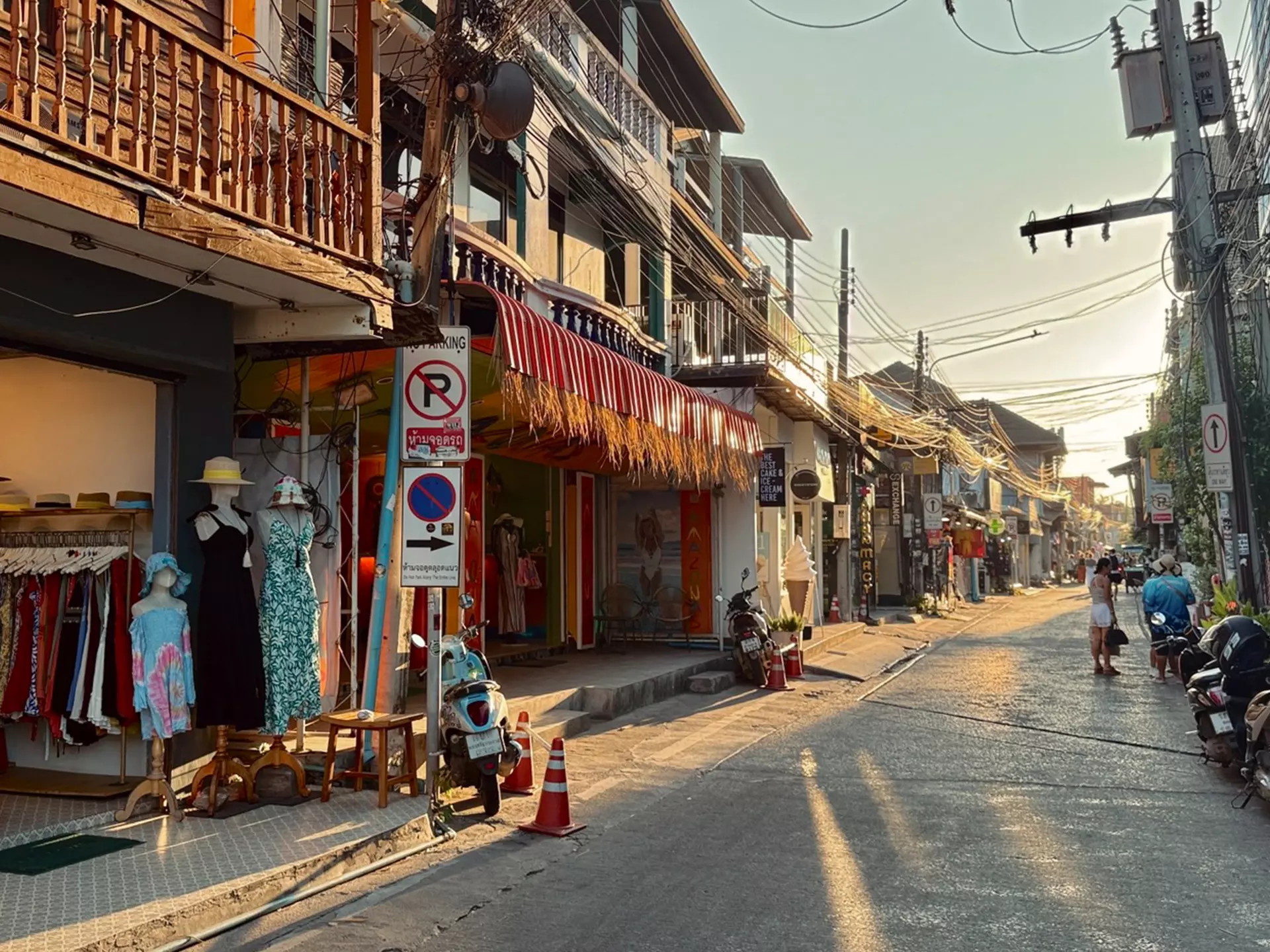 Rue commerçante Koh Samui spots les plus instagrammables de Koh Samui