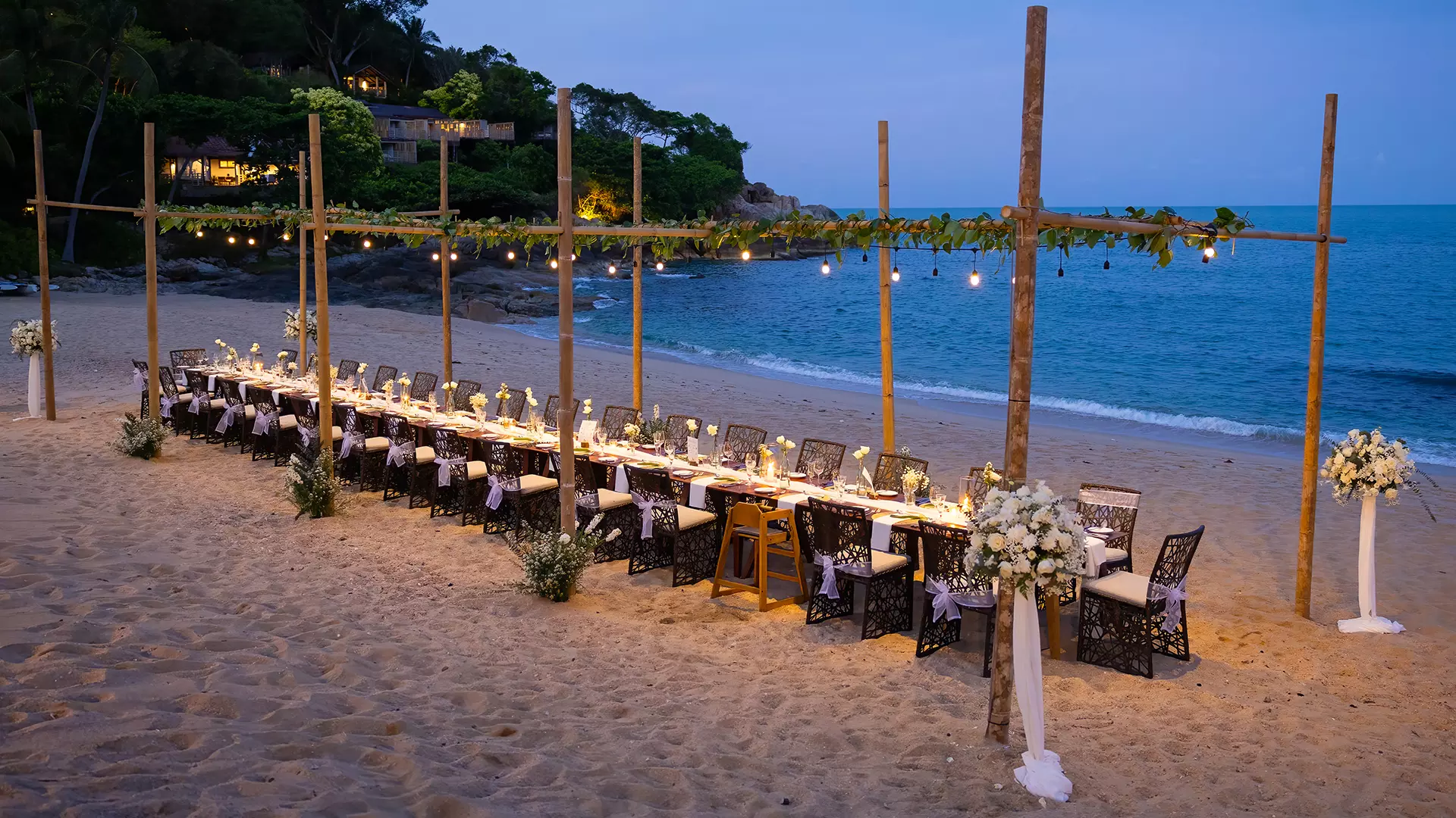 Koh Samui Wedding Venues -  Planning the Perfect Wedding Proposal - Romantic Venue and Private Dining Experiences 