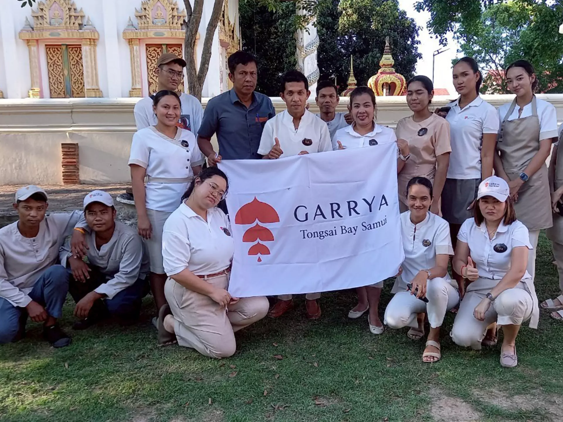 Raising Awareness & Community Support at Garrya Tongsai Bay Samui
