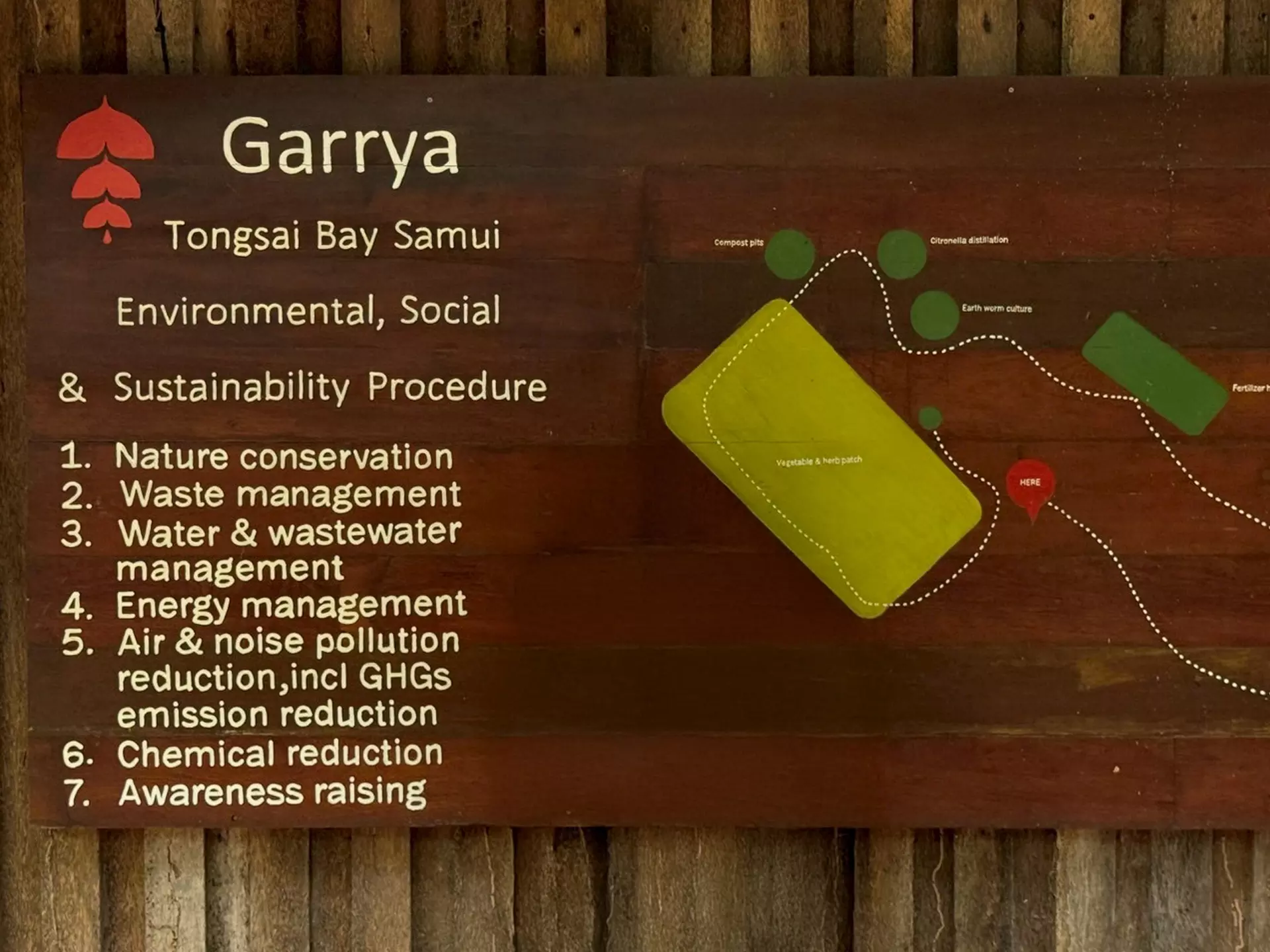 Green Project at Garrya Tongsai Bay Samui