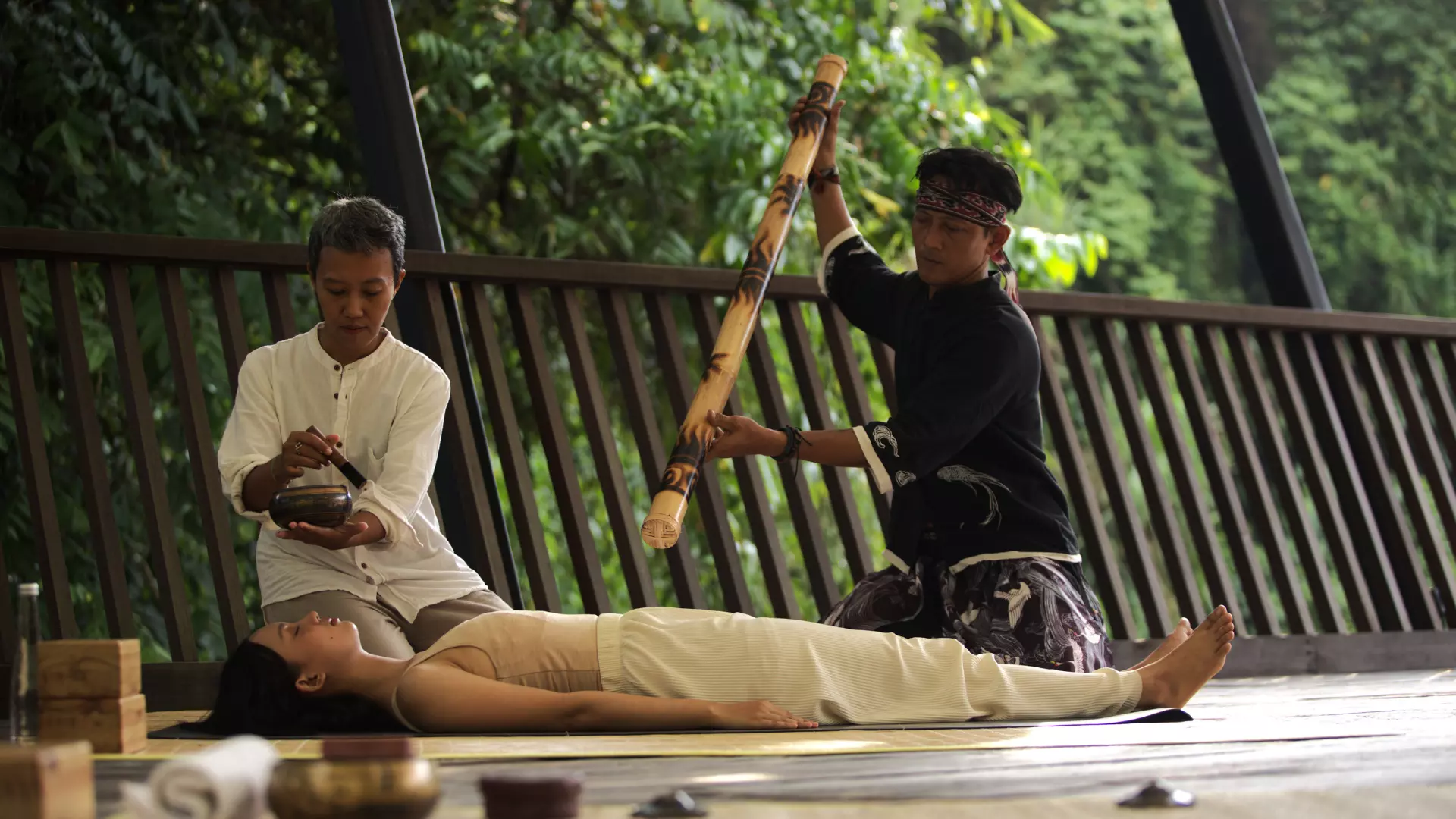 Ethnic music yoga and sound healing