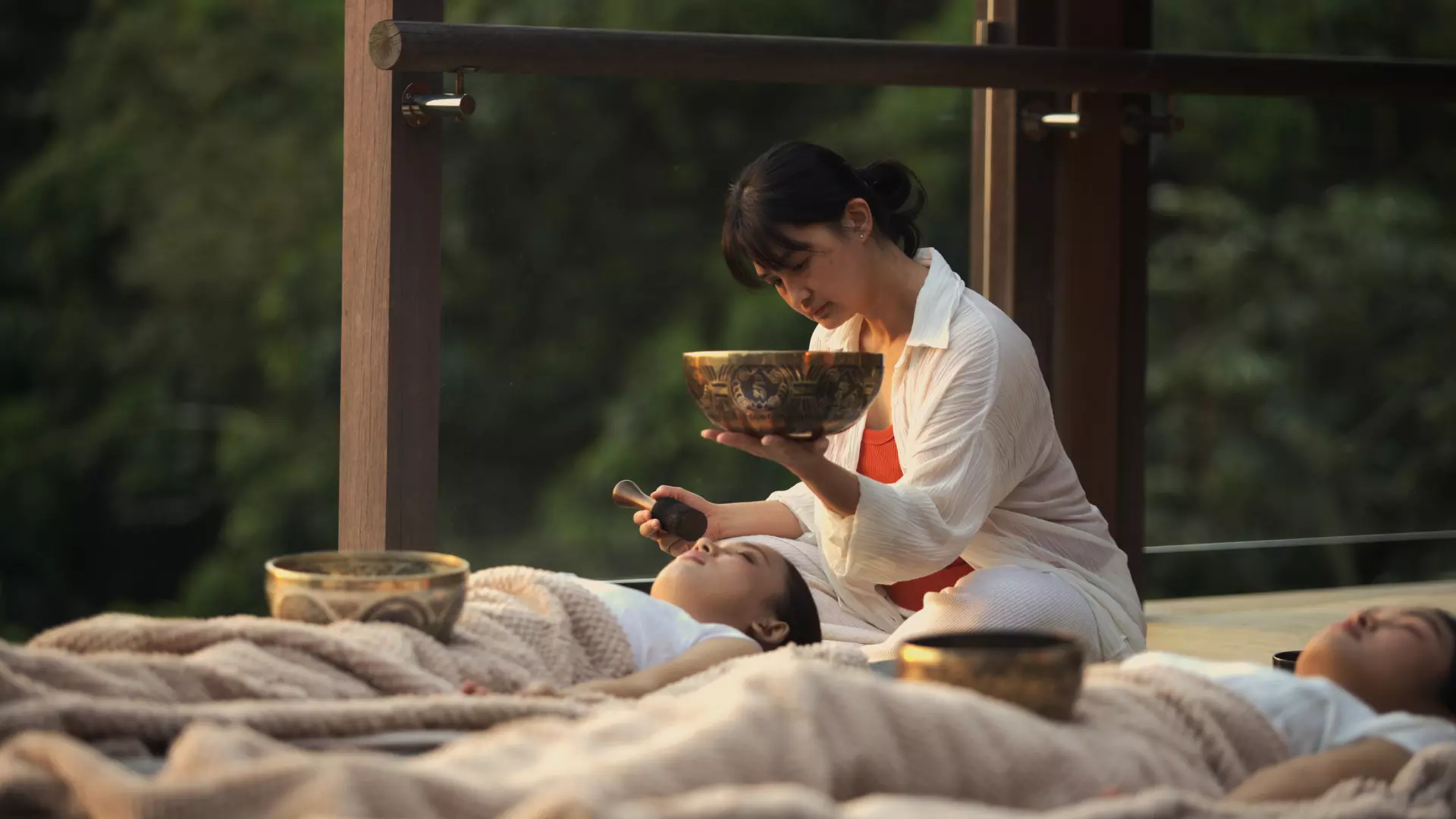 Floating sound healing