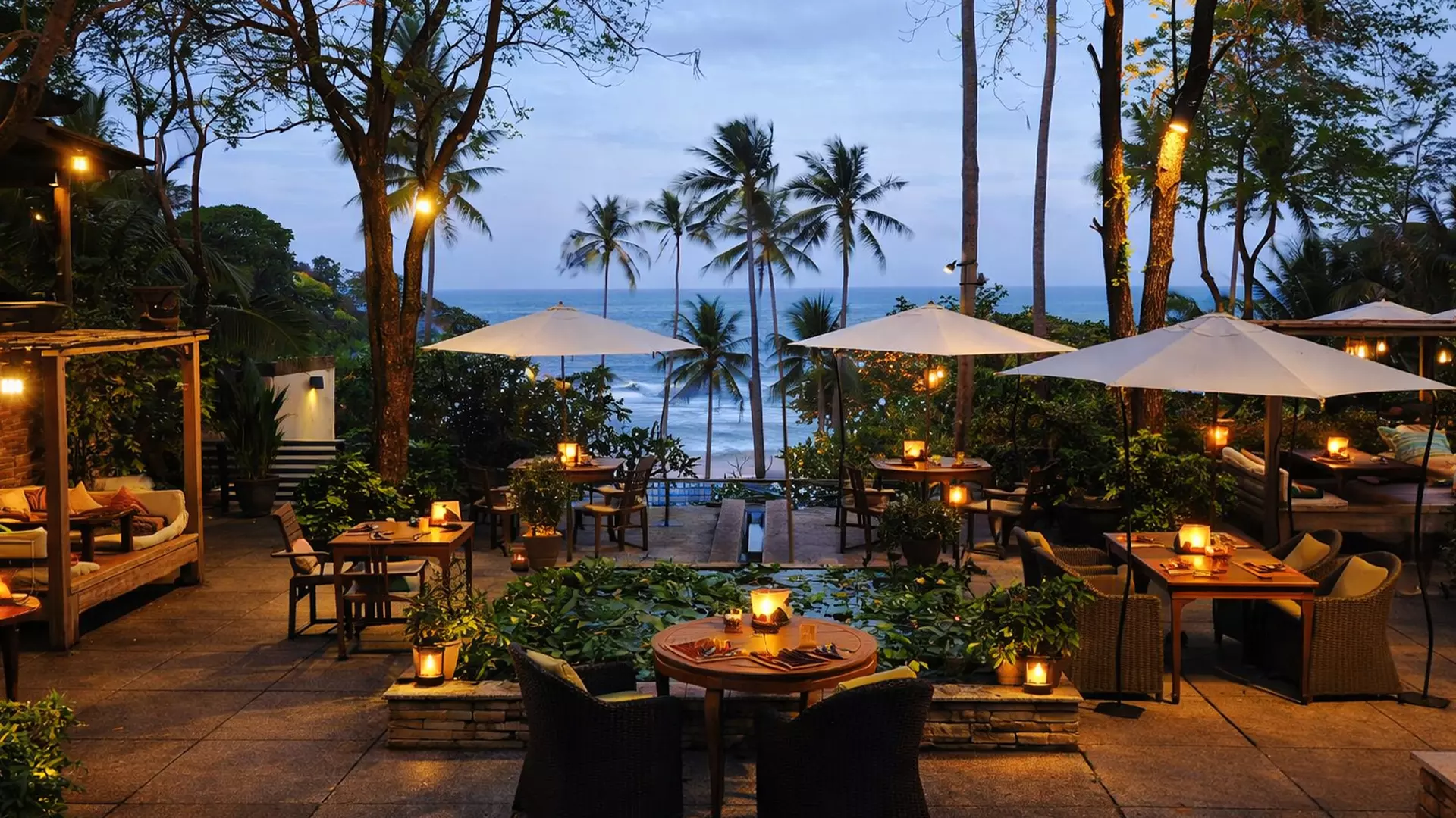 Authentic Thai dining at RHOY RHOY! Thai Restaurant, Garrya Tongsai Bay Samui overlooking the ocean in Koh Samui
