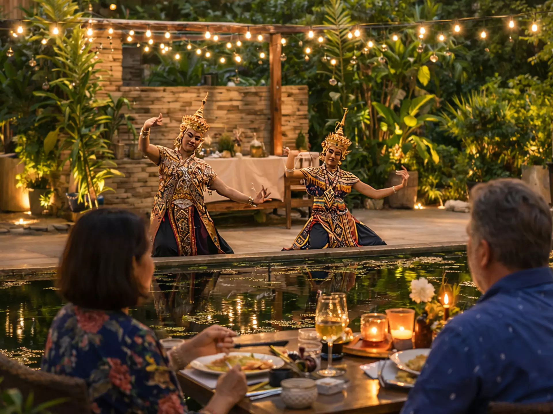 Thai street food BBQ buffet dinner at RHOY RHOY! sea view restaurant, Garrya Tongsai Bay Samui