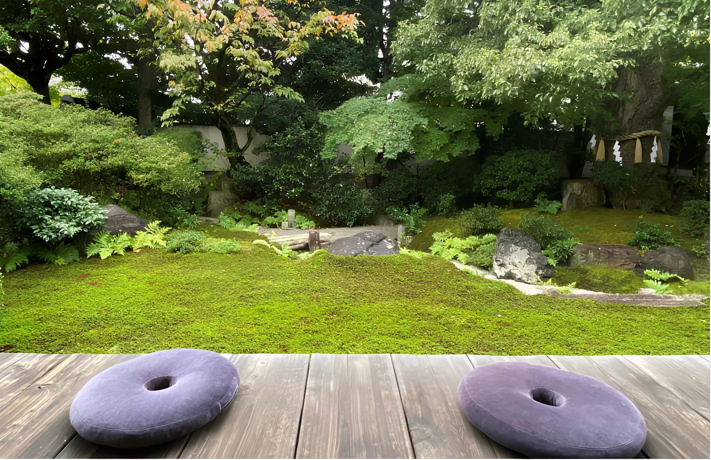 Jijuin Temple Self-Healing Ritual with Sutra Copying and Tea