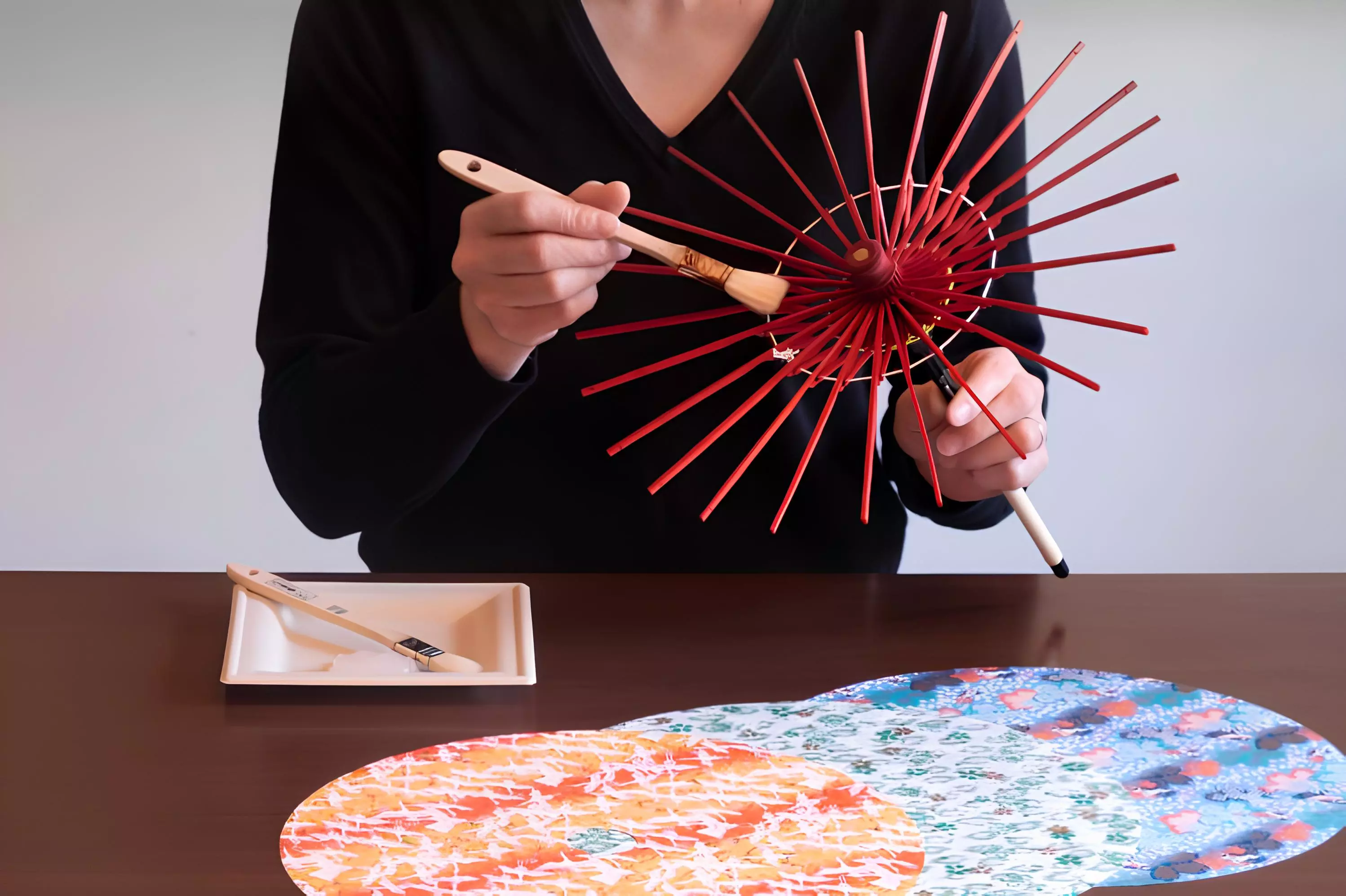 Mini Wagasa Making Experience