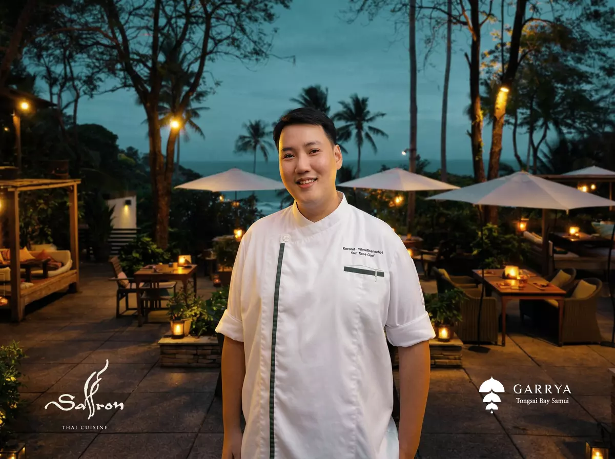 Saffron, Banyan Tree’s award winning, signature Thai Restaurant at Garrya Tongsai Bay Samui