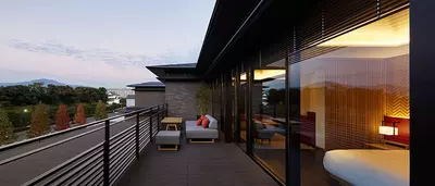 kyoto hotel suite nijo castle balcony