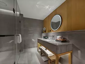 garrya huzhou lucun serene room bathroom