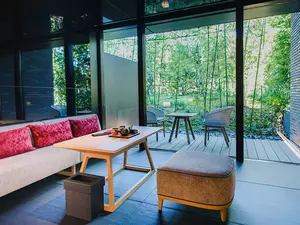kyoto bamboo garden hotel room living area