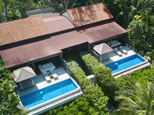 Wellbeing Three Bedroom Seafront Pool Villa at Garrya Tongsai Bay Samui, a luxury hotel resort in Koh Samui