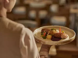 Refined dishes showcasing seasonal ingredients, part of a curated dining experience at Garrya Mu Cang Chai.